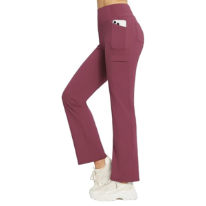 Women's Fleece Lined Straight Leg Yoga Pants