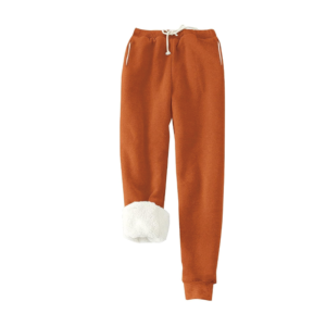 Women's Sherpa Lined High-Waist Warm Joggers