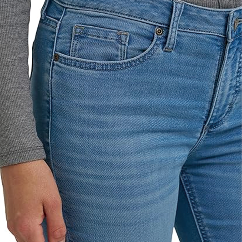 Women's Mid Rise Straight Leg Jeans - Image 3
